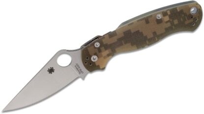 Spyderco PARA MILITARY 2 G-10 DIGITAL CAMO PLAIN C81GPCMO2 - Image 3