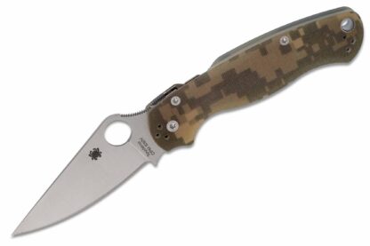 Spyderco PARA MILITARY 2 G-10 DIGITAL CAMO PLAIN C81GPCMO2