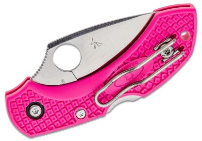 Spyderco DRAGONFLY 2 FRN PINK PLAIN S30V C28FPPNS30V2 - Image 3