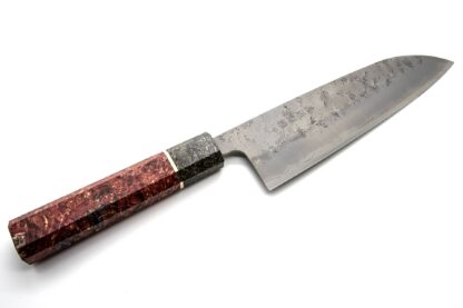 CUSTOM SANTOKU GINSANKO NASHIJI 170 MM - Ročaj Tokyo night