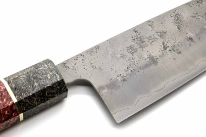 CUSTOM SANTOKU GINSANKO NASHIJI 170 MM - Ročaj Tokyo night - Image 3